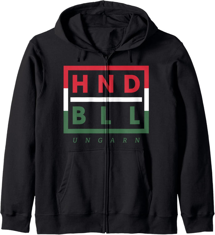 Ungarn Fan Trikot - HNDBLL Handballer Geschenk Kapuzenjacke