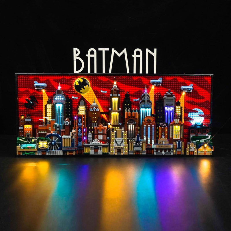 Led Licht Set für Lego 76271 Batman: The Animated Series Gotham City (Kein Lego), Dekorationsbeleuch