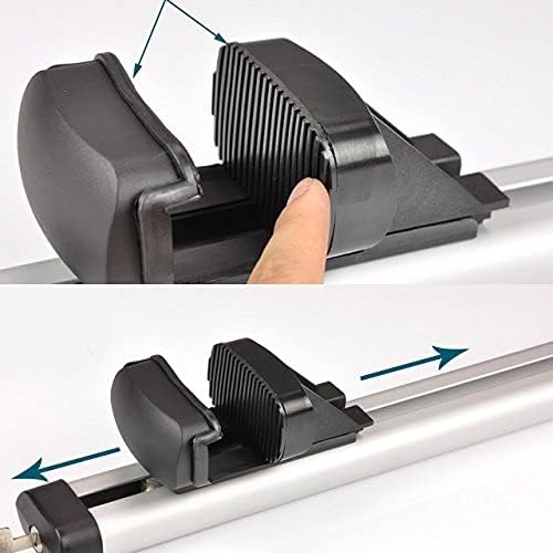 AllRight L123cm Skiträger Dachgepäckträger Gepäckträger Dachträger Universal Aluminium Roof Rack Rai