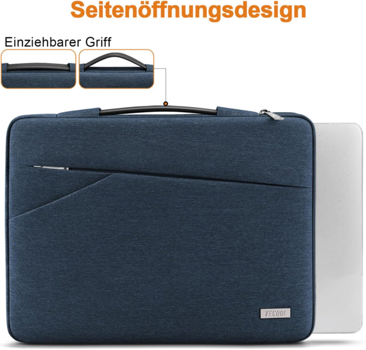 TECOOL 13,3 Zoll Laptop Tasche Hülle für MacBook Air 13 13,6 M4 M3 M2 M1(2025 2024-2010), MacBook Pr