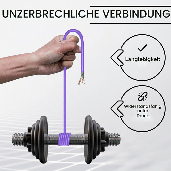 Mr. Tronic 25m Ethernet Netzwerkkabel Cat 7, 100% Reines Kupfer LAN Netzwerkkabel Für Schnelle &amp; Zuv