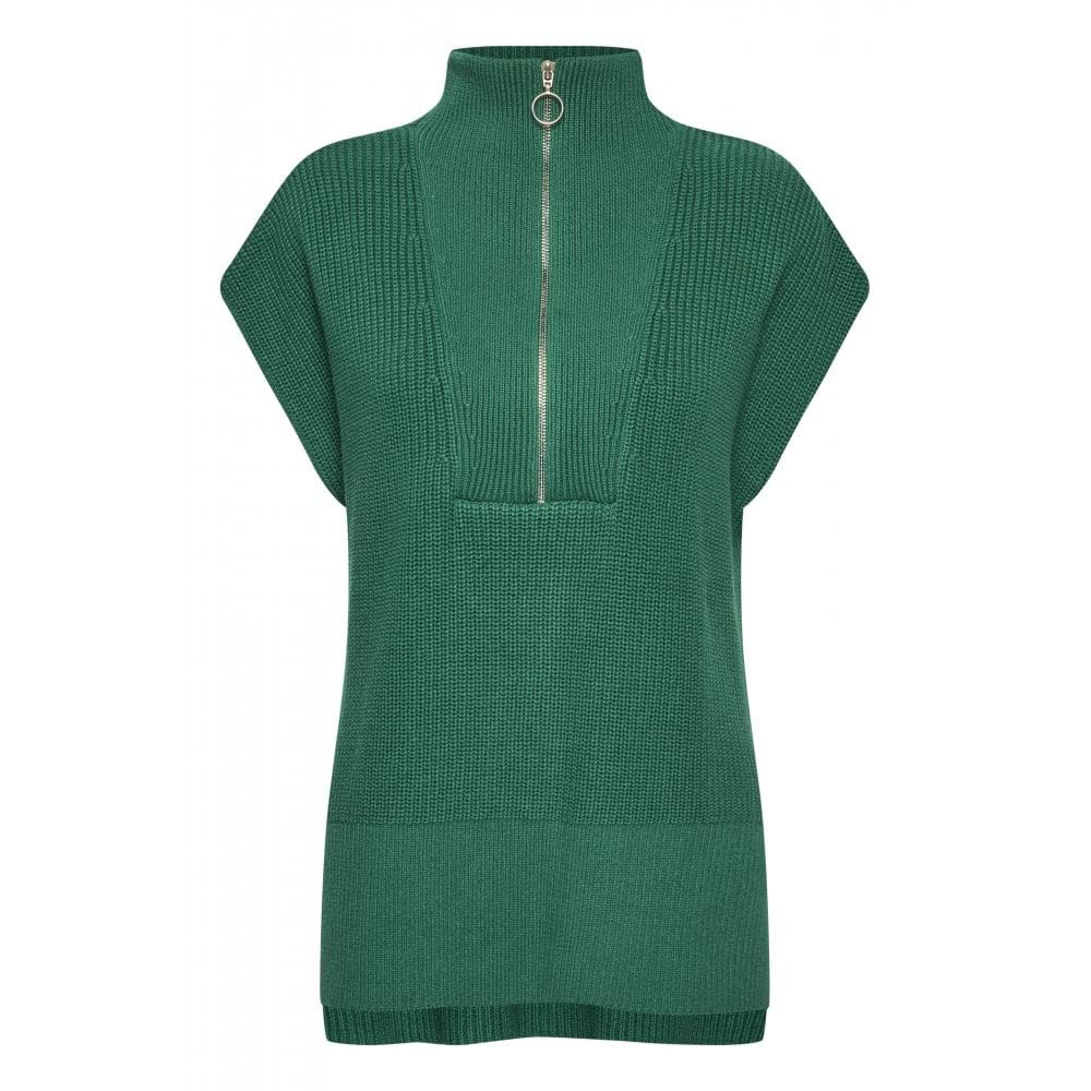PART TWO Damen Keekeespw Pu Waistcoat XS Dunkelgrün (Evergreen), XS Dunkelgrün (Evergreen)
