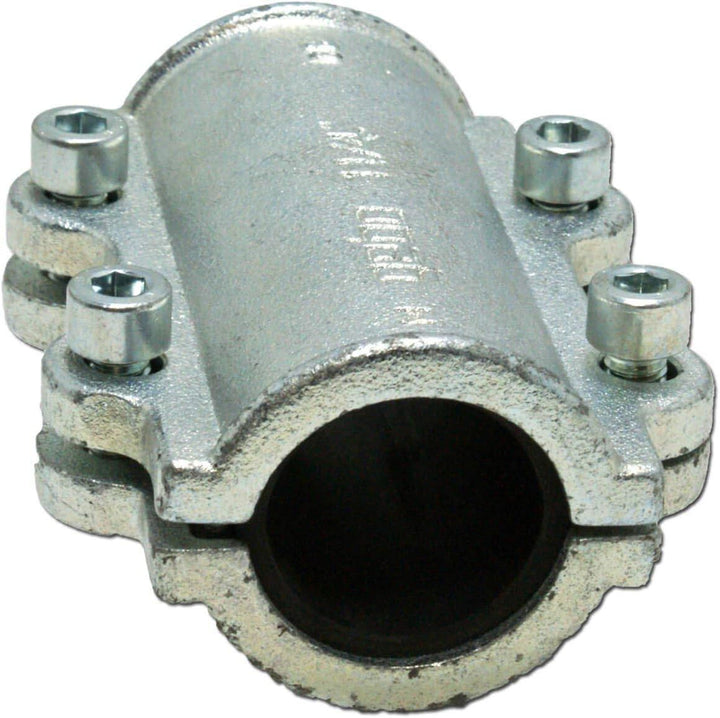 Gebo Armaturen 01.252.28.03 x Gebo Temperguss-Dichtschelle DS 33,7mm, 1", Gelb, 33,7 (1"), 33,7 (1")