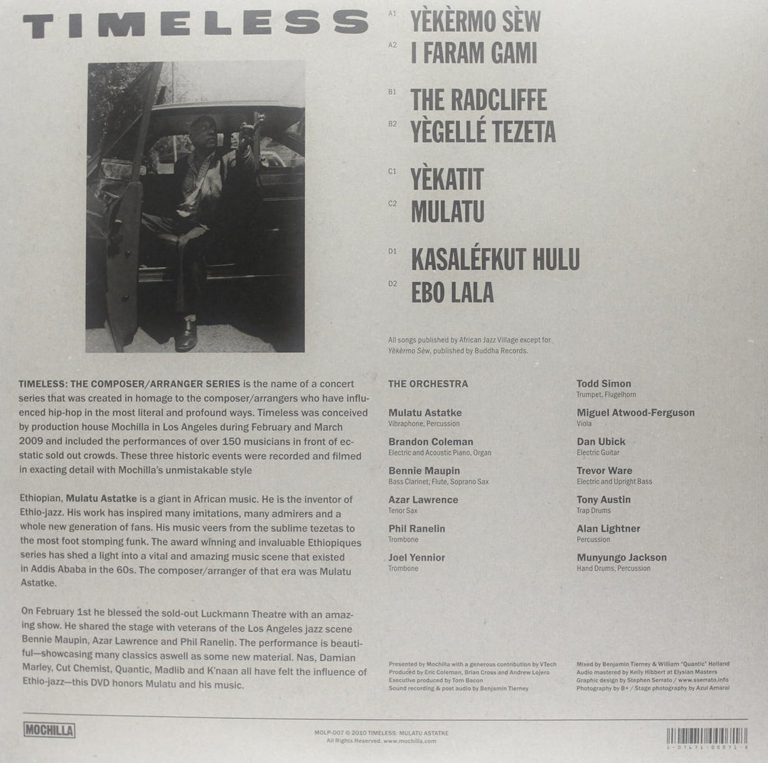 Timeless: Mulatu Astatke, Vinyl