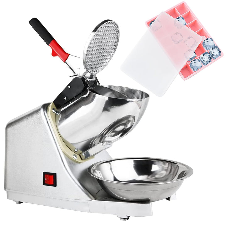 Tosucs Elektrischer Eiszerkleinerer 300 W, tragbare Eismaschine mit 80 kg/h, professioneller Eiszerk