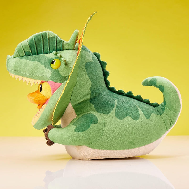 TUBBZ Dilophosaurus Sammler-Gummiente Plüsch - Offizielles Jurassic Park-Merchandise - Retro Filme W