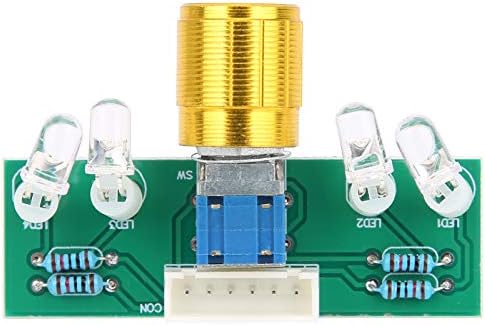 LiebeWH Audioeingangsschaltermodul, 4-Wege-Signalauswahlverstärkerrelais DC 7V-30V, AC 6V-20V