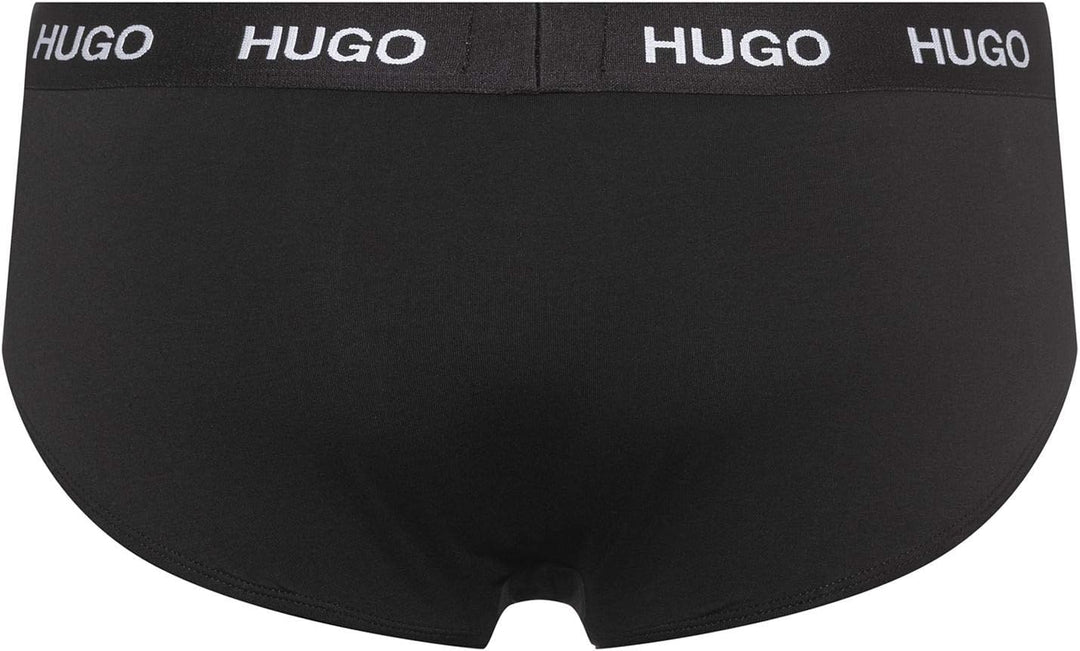 HUGO Herren Hipbrief Tripletpack Slip (3er Pack), Black1