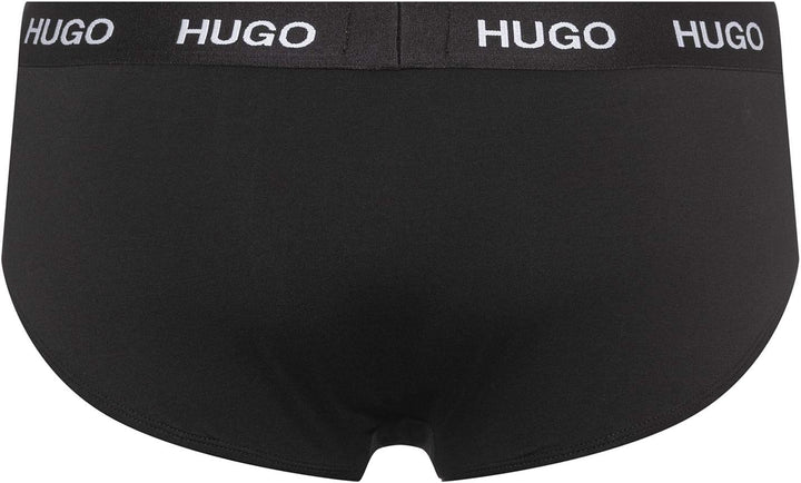 HUGO Herren Hipbrief Tripletpack Slip (3er Pack), Black1