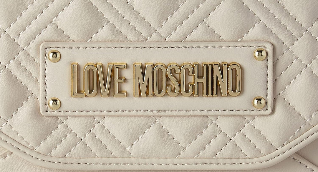 Love Moschino Damen Borsa A Spalla Umhngetasche Weiss, Weiss