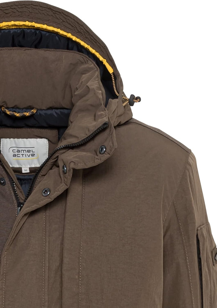 camel active Herren Jacket 31 Dark Brown, 31 Dark Brown