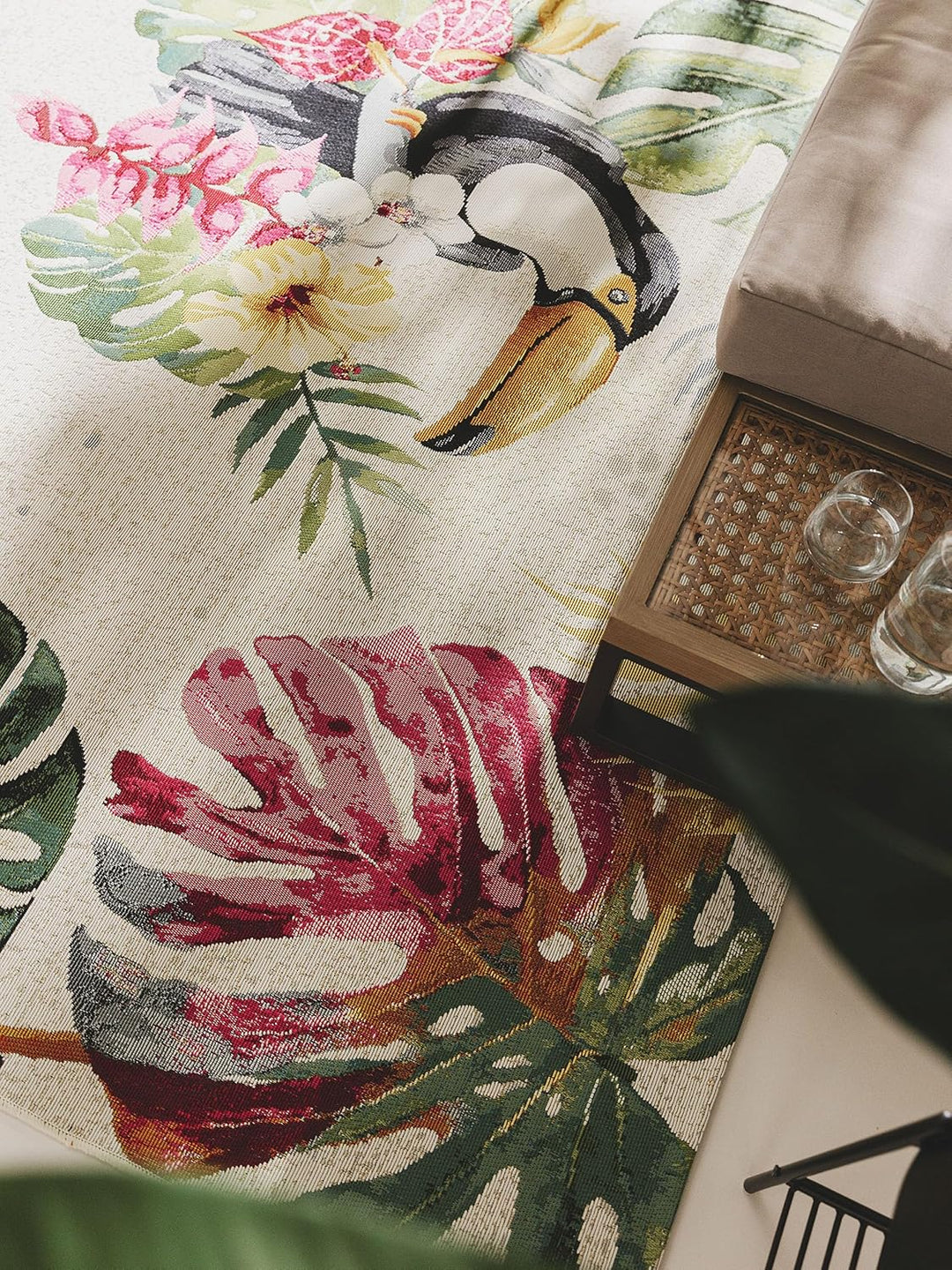 benuta In- & Outdoor-Teppich Artis Multicolor 80x165 cm, Multicolor 80x165 cm