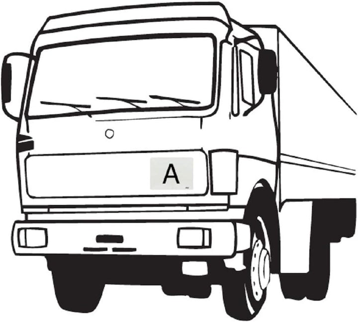 A-Tafel A-Schild für Abfalltransport auf Stahlblech vertikal klappbar mit Kantenschutz 400x300 mm Dr