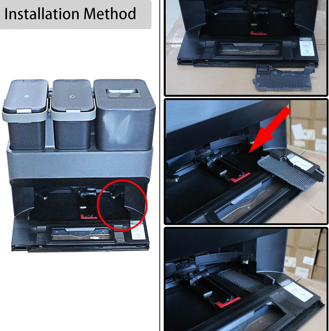 Geoviizon Wartungsbürste & Wasserfilter Assembly Zubehör Kompatibel mit Roborock S7 Max Ultra Vollst