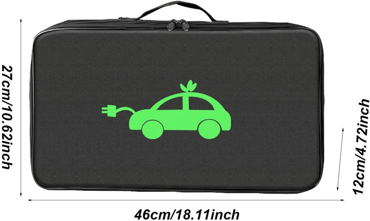 Aufbewahrungstasche für Elektrofahrzeugkabel, KFZ-Ladegerät-Organizer, wasserdichte EV-Kabeltasche,