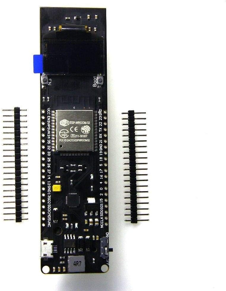 TECNOULAB 1 Stück WiFi Bluetooth Batterie ESP32 ESP-32 0,96 Zoll OLED Development Tool WEMS TTGO