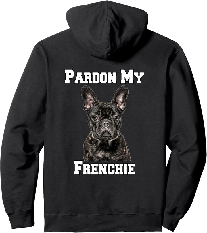 Französischer Bulldogge Design Verzeihung mein Französisch Pullover Hoodie