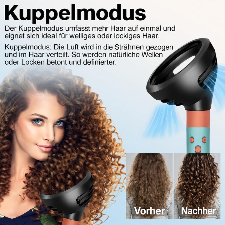 Diffusor aufsätze für Dyson Airwrap HS05 HS01 HS08, Wellen und Locken Diffusor für Dyson Airwrap Auf
