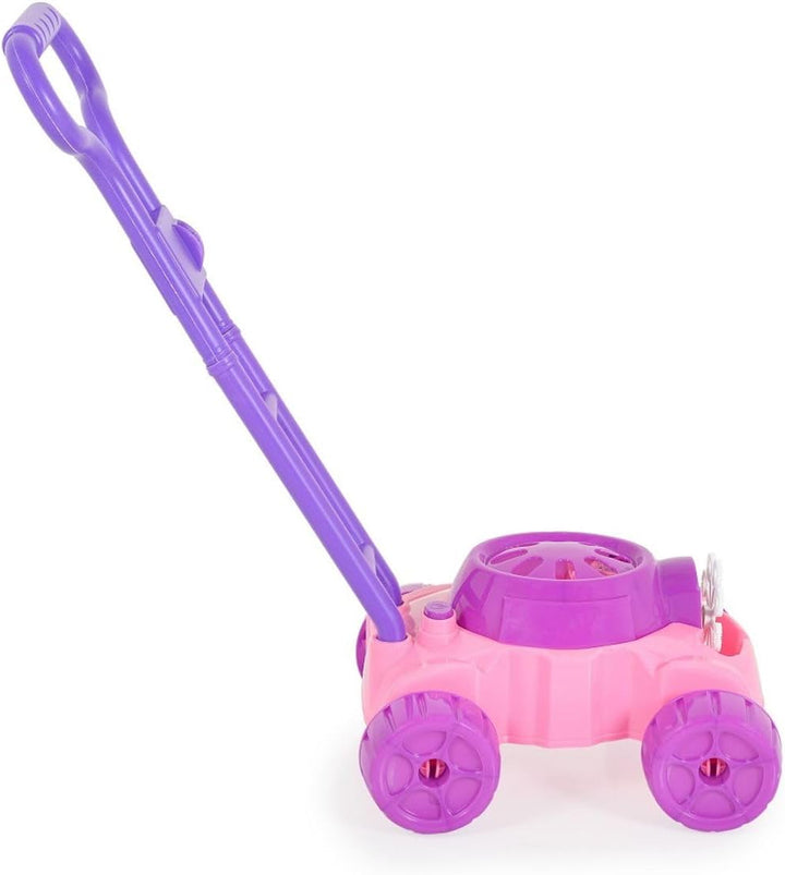Moni Spielzeug Rasenmäher Bubble, Seifenblasenfunktion, Kunststoff, ab 3 Jahren rosa, Rosa