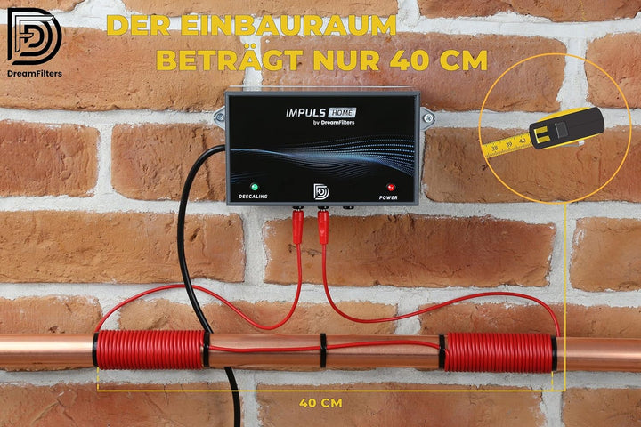 Entkalkungssystem Impuls Home 20 für Rohrdurchmesser 3/4" (bis 20mm) I Entkalkungsanlage ohne Salz I