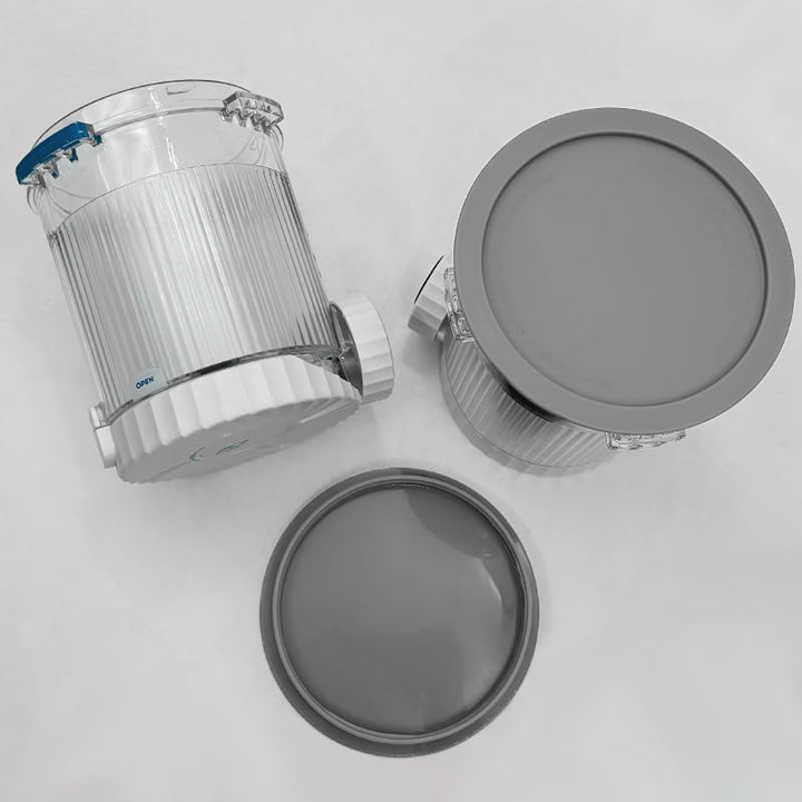 2er-Pack Behälter für Ninja Swirl by CREAMi Softeis Eismaschine, Eisbehälter Becher mit Deckel Zubeh