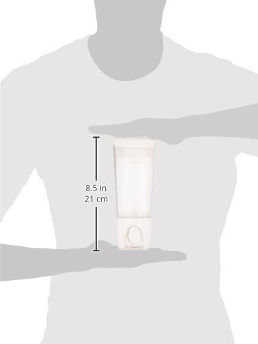 Better Living Products 72350 Clear Choice Duschspender mit 3 Kammern, Weiss Three Chamber Weiss, Thr