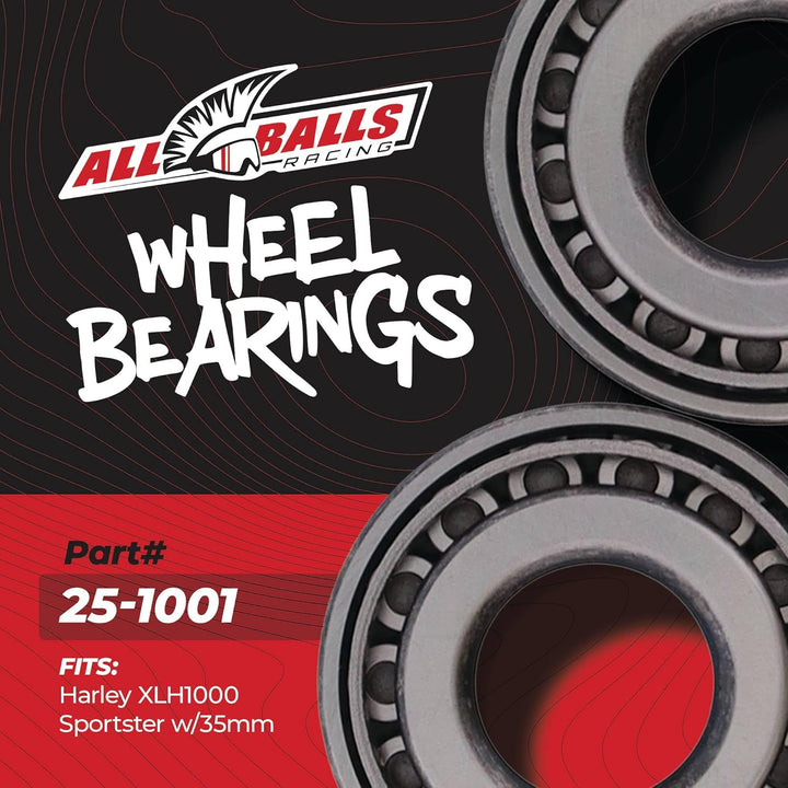 All Balls Racing 25-1001 Radlager-Dichtungssatz kompatibel mit/Ersatz für Harley
