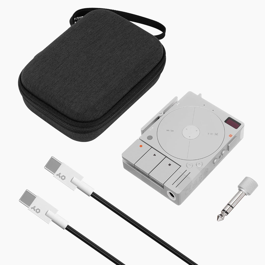 GEEKRIA Tragetasche für Audioschnittstelle, kompatibel mit Teenage Engineering TP-7, EVA-Hartschale,