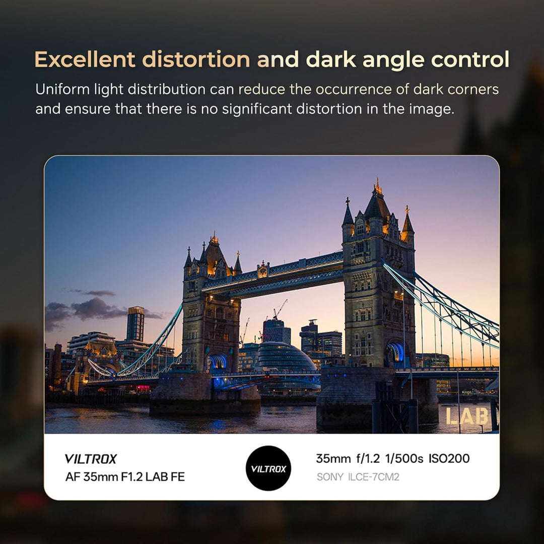 VILTROX AF 35 mm F1.2 Labor-Kameraobjektiv für Nikon Z-Mount, Vollbild, Autofokus, grosse Blende, VC