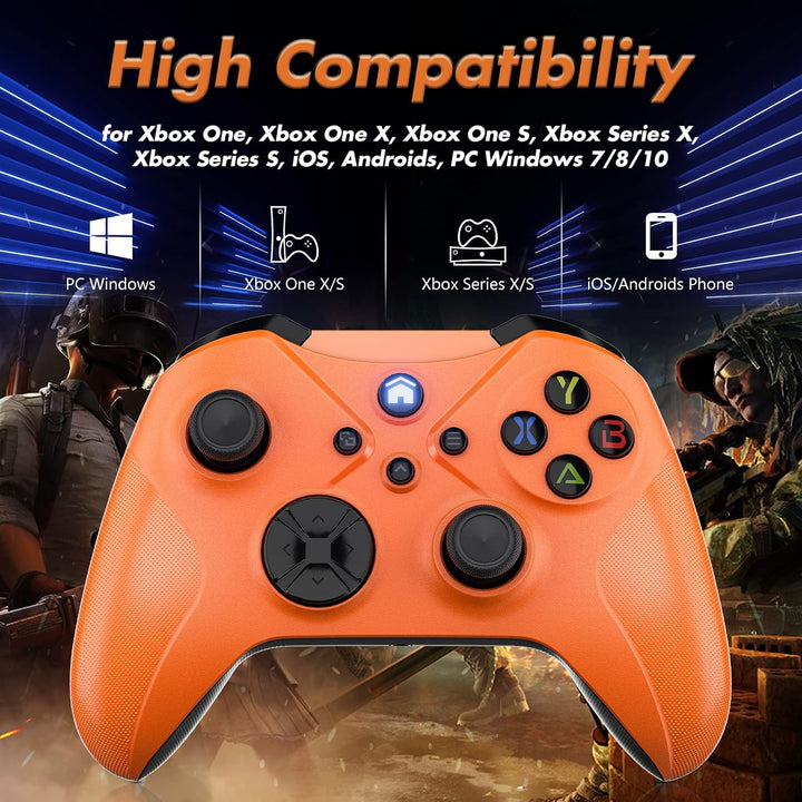 Lapezei Wireless Controller für Xbox Series S/X, mit Xbox One/PC/Android/iOS, Bluetooth Gamepad mit