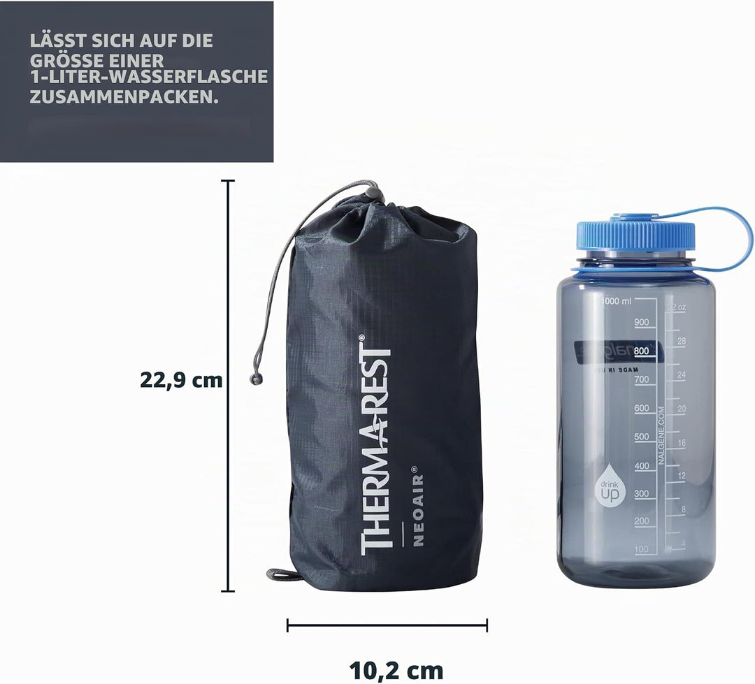 Therm-a-Rest NeoAir Xlite NXT Ultraleichte Isomatte für Camping und Rucksackreisen Solarleuchte Regu
