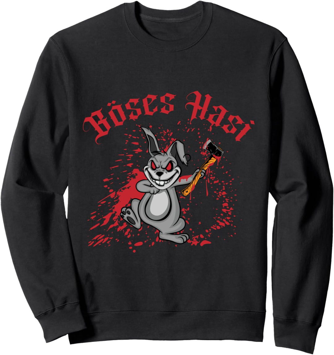 Böses Hasi Horror Hase Sweatshirt