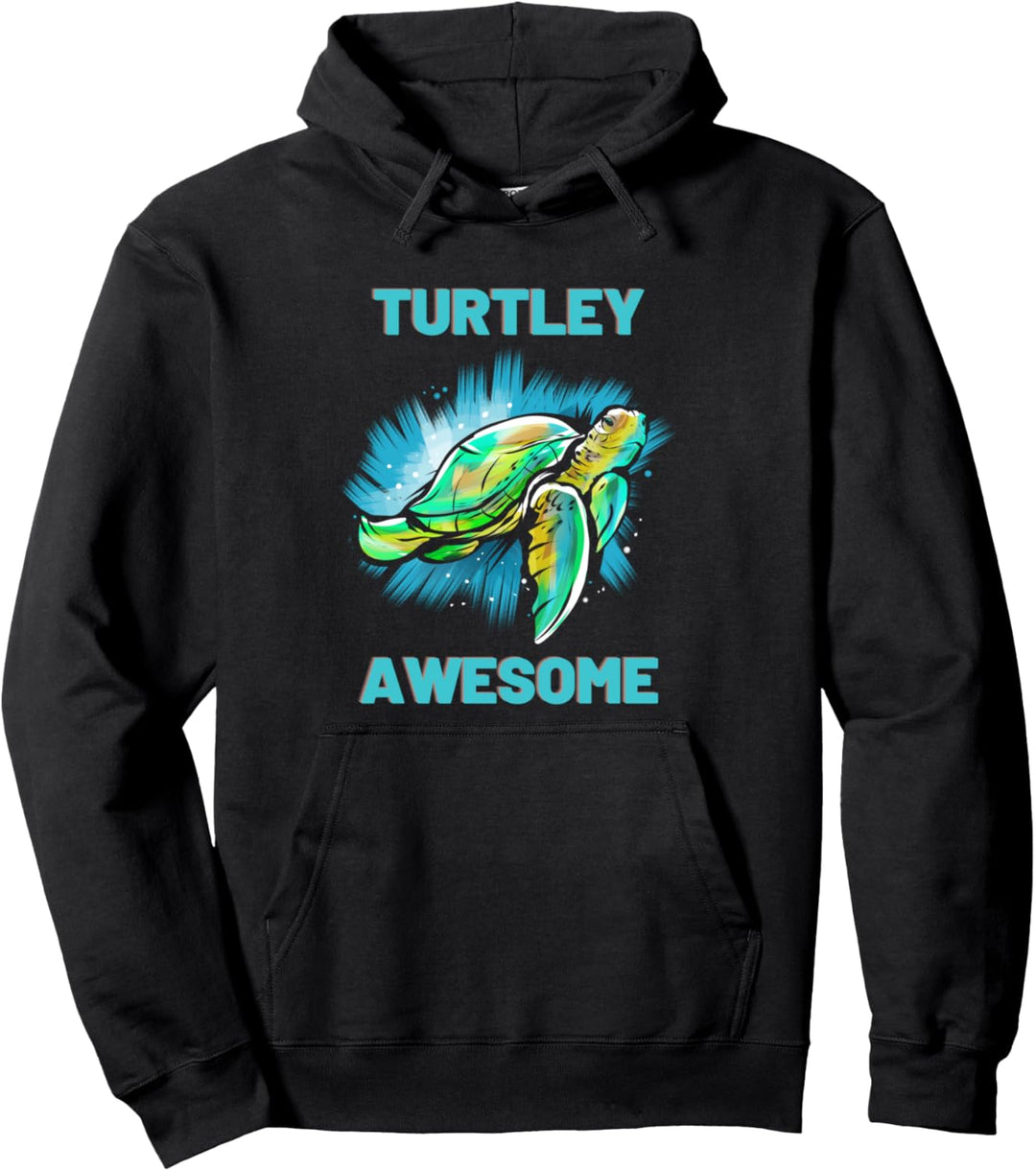 Schildkröte Turtley Awesome Ozeanologen Schildkröten Pullover Hoodie