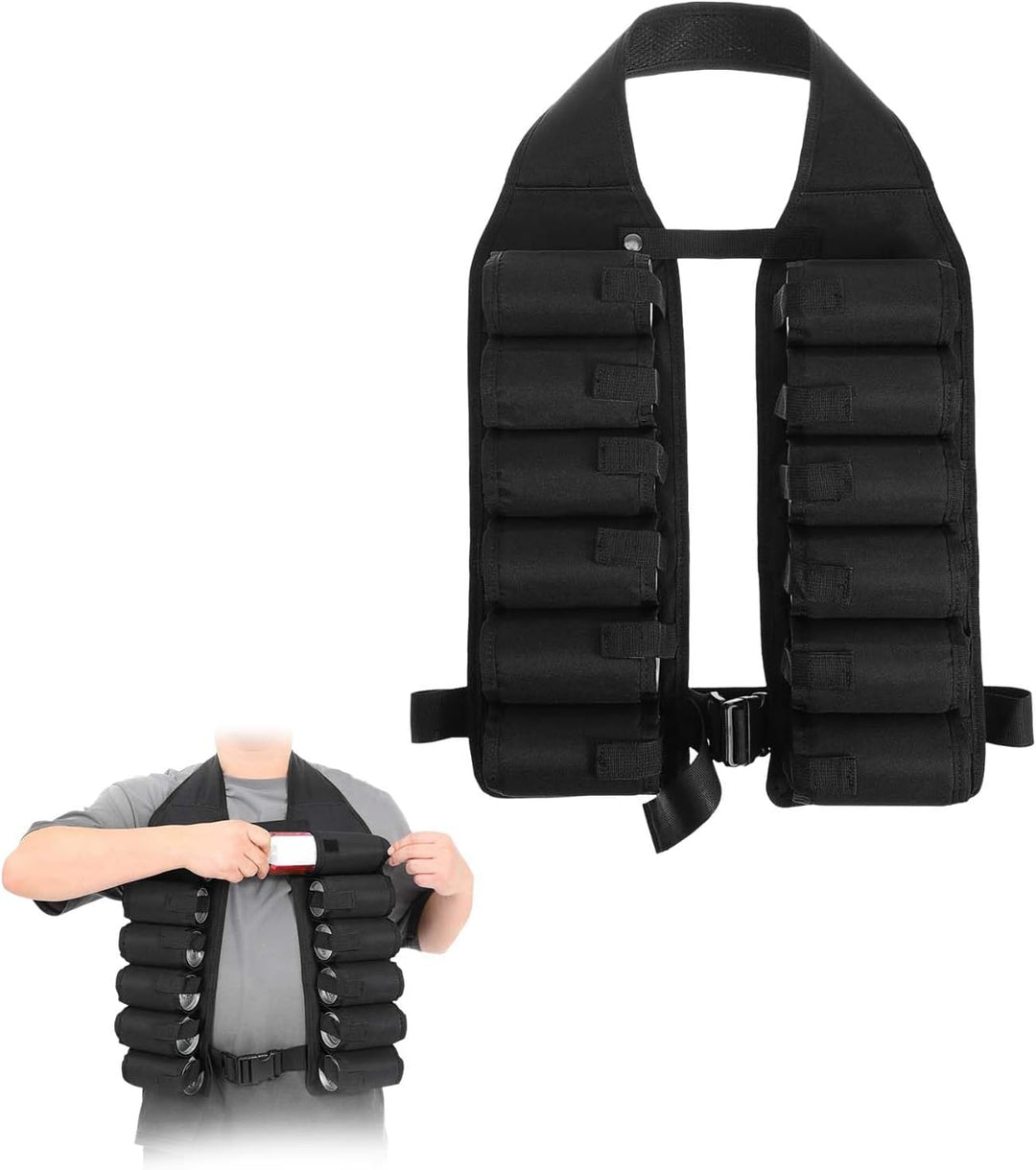 Biergürtel 12 Taschen,Bier Holster Weste,Biergürtel Bierhalter,Biergürtel Bierholster,biergürtel Wes