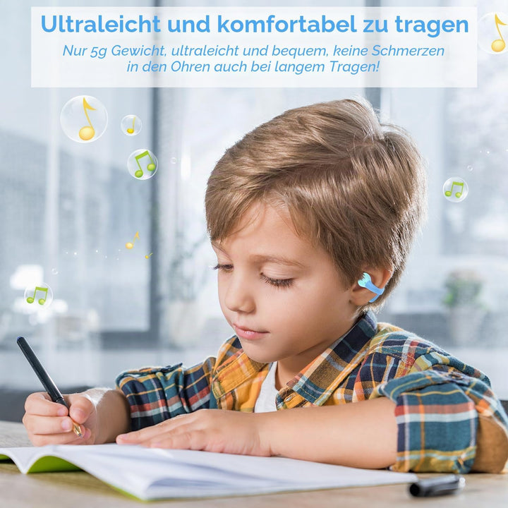 BANIGIPA Kinder True Wireless Earbuds, offene Ohrhörer für, leicht und bequem, 85 dB gesunde Lautstä