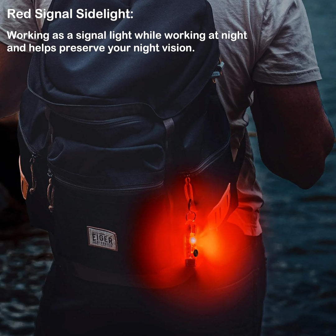 RovyVon A8 G4 wiederaufladbare USB C Taschenlampe, 650 Lumen 6500K superhelle kleine EDC Schlüsselan