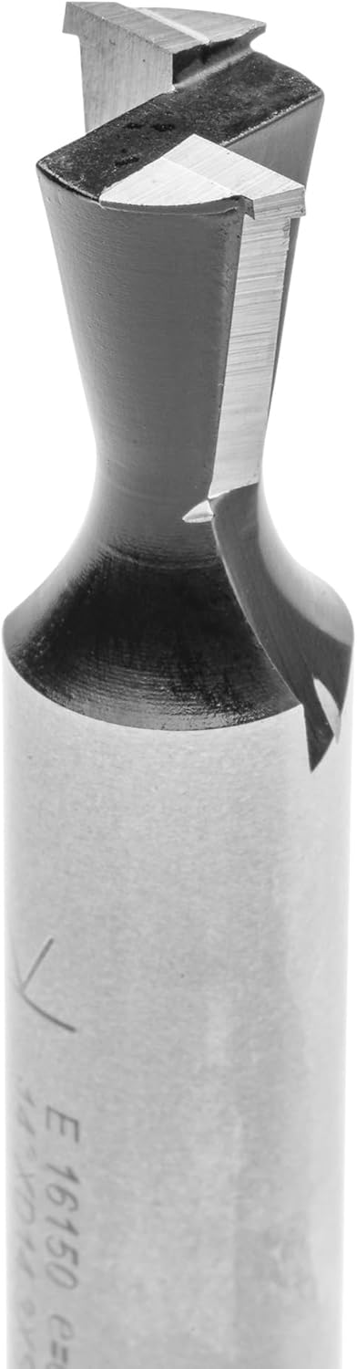 ENT 16150 Zinkenfräser HW, Schaft (S) 12 mm, NL 13,5 mm, D1 14,3 mm, D2 12,7 mm, E 14°, SL 40 mm, mi