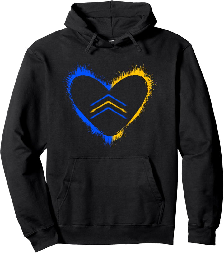 Down Syndrom Herz Trisonomie 21 Extra Chromosome Pullover Hoodie