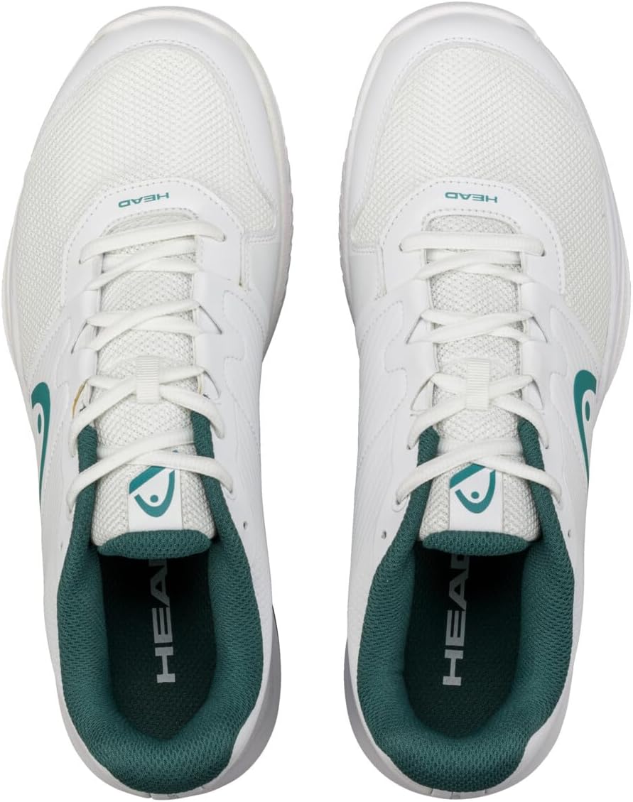 Head Herren Revolt Court MenTennisschuh 38.5 EU White Pine Green, 38.5 EU White Pine Green