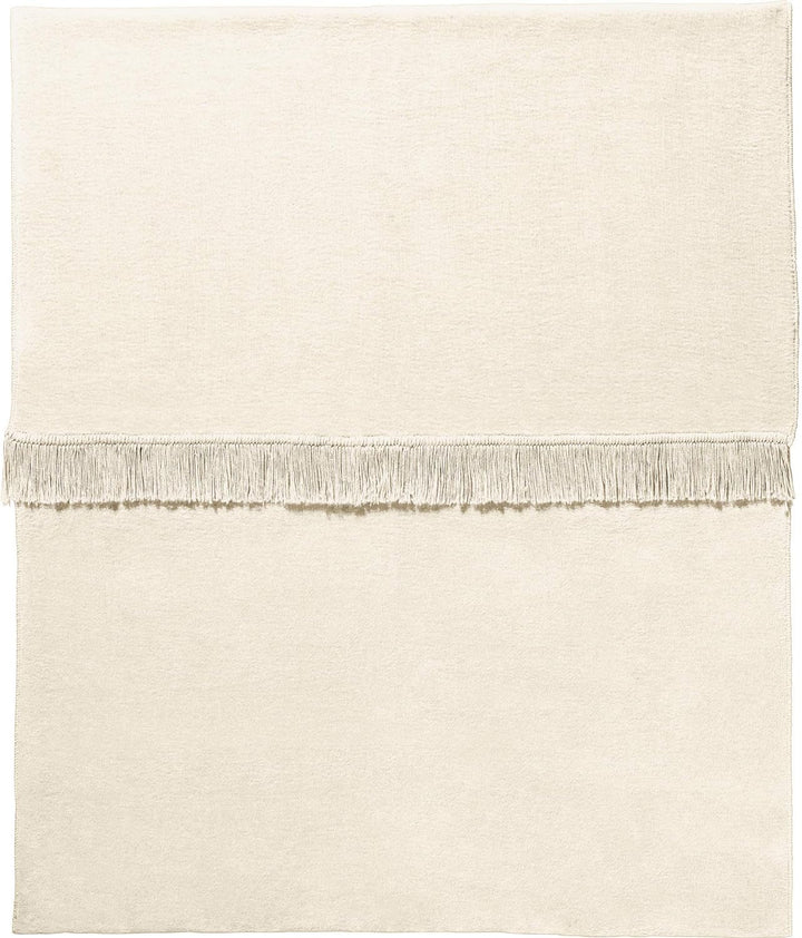 Erwin Müller Sofaüberwurf, Sofaläufer, Sesselschoner Natur Grösse 75x200 cm - anschmiegsam, temparat