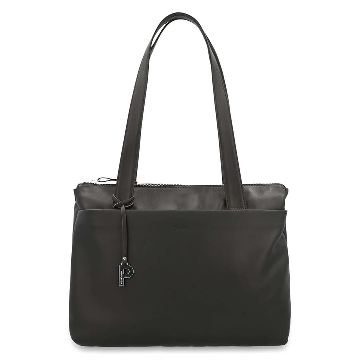 Picard Damen Shopper TIMELESS aus Echtleder Mittel | mit Reissverschluss | Shopper | Alltag, Ausgehe