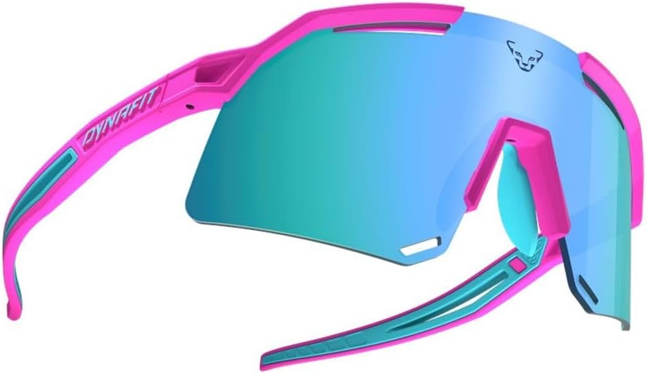 DYNAFIT Ultra Evo Sunglasses Blau-Pink - Ultraleichte widerstandsfähige Sportbrille, Grösse One Size