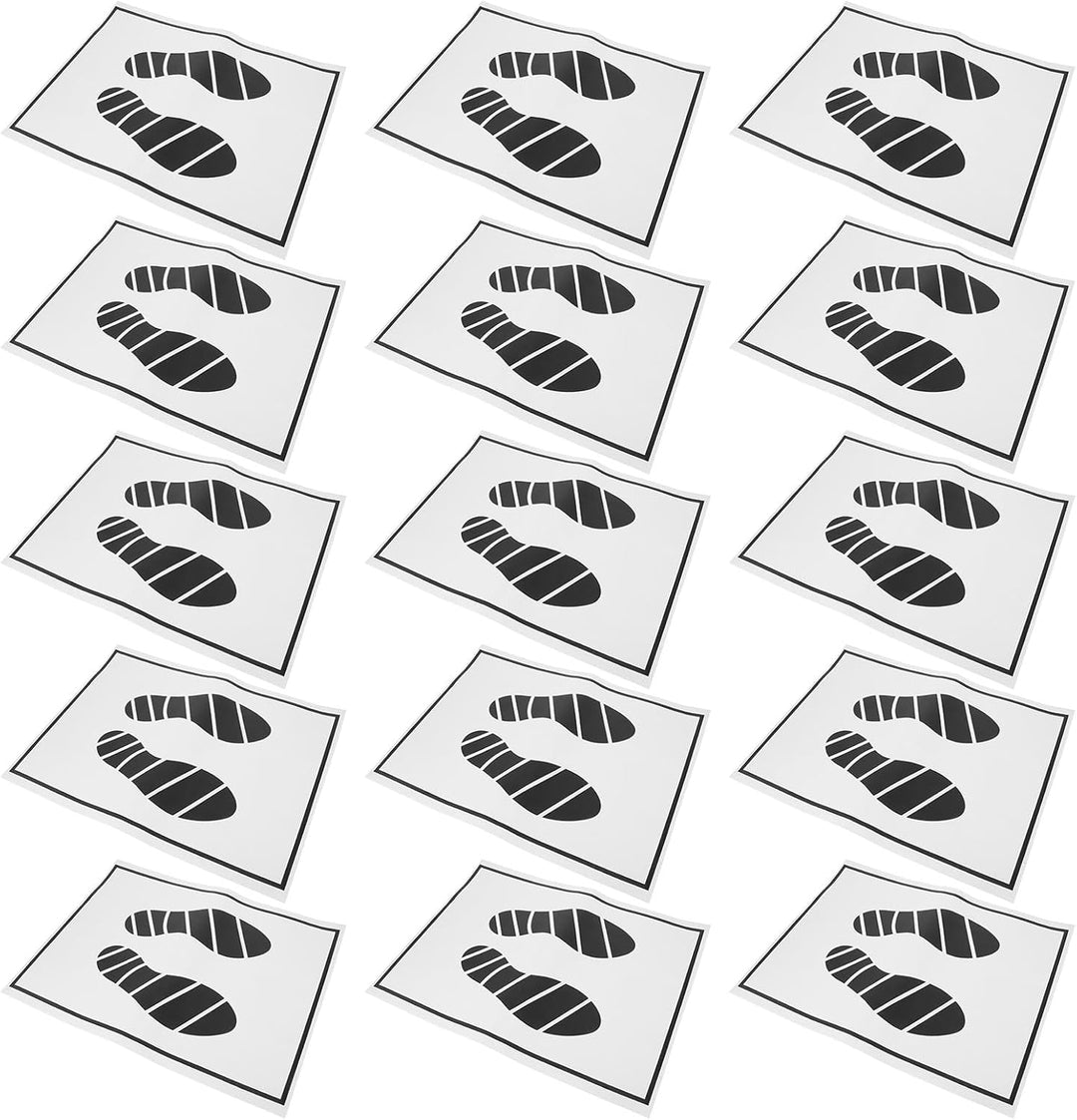 FAVOMOTO 50Pcs Papier Auto Fussmatten Einweg Fussmatten Fuss Pads Automotive Innen Schutz Abdeckung