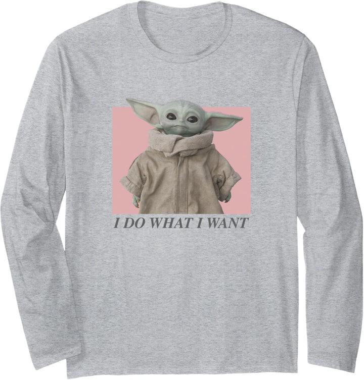 Star Wars The Mandalorian Sassy Baby Redux Langarmshirt