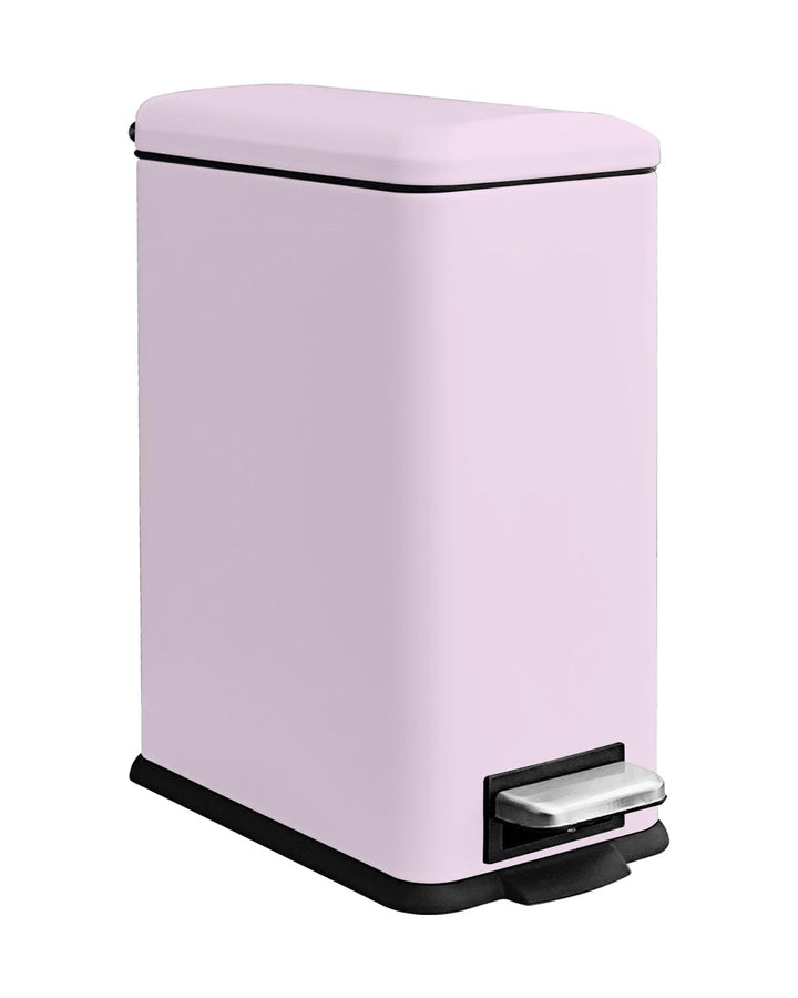 JM.YIPENG 17L Mülleimer Abfalleimer Tretmülleimer mit Deckel und Fusspedal mit Inneneimer, Rechtecki