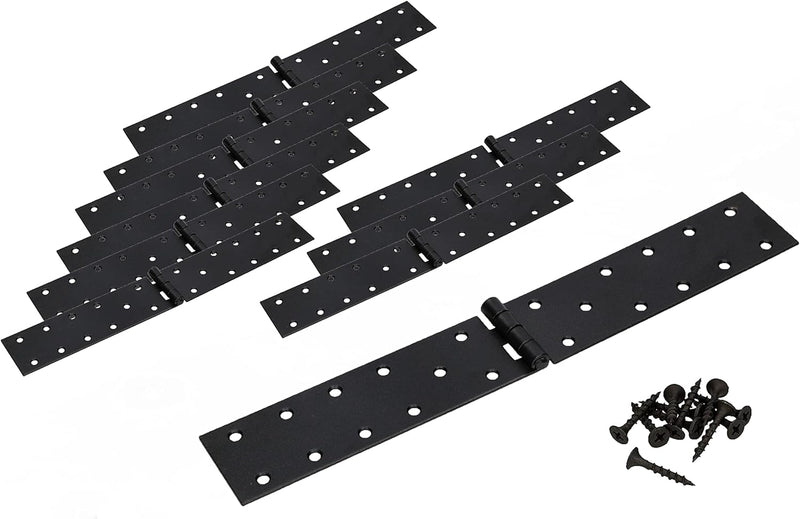 KOTARBAU® 10er Set Kistenband 300x45 mm Gerollt Schwarz Möbelscharnier Möbelband Robust 300x45 mm Sc
