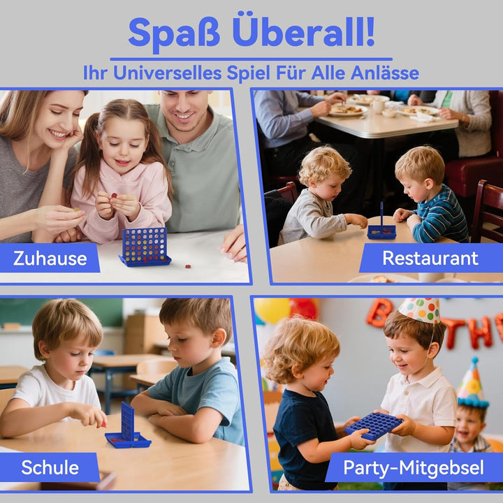 Pup Go 8er Pack 4 in Einer Reihe Brettspiel Kinder 3 4 5 6 7 8 9 10 + Jahre, Reise- und Gesellschaft