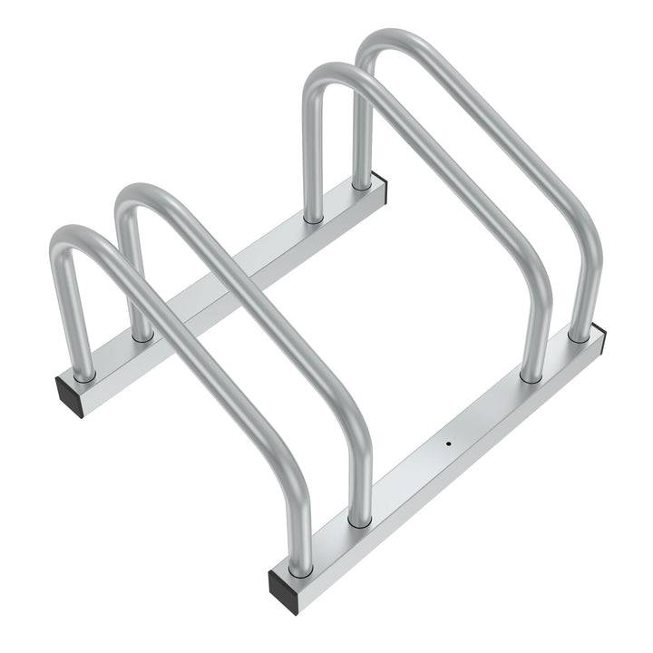 Fahrradständer für 2 Fahrräder | Stahl-Multi-Aufstellständer | Rostfreier Ständer für Mountainbike,