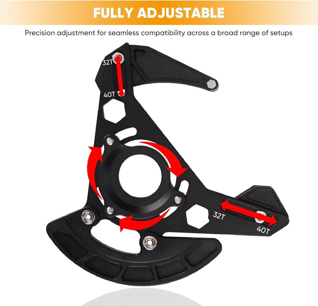 BESNIN Kettenführung ISCG-05 Mountainbike Kettenführung Bike MTB Kettenführung für 1x System Schwarz