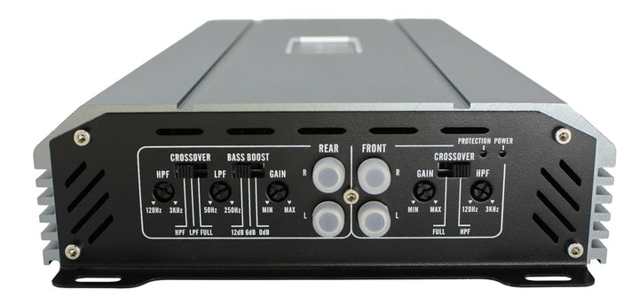 Excalibur X4100.4 Auto Verstärker HiFi Stereo 4 Kanal 2400 Watt Max - Kfz Mini Verstärker Mit 4 x 60